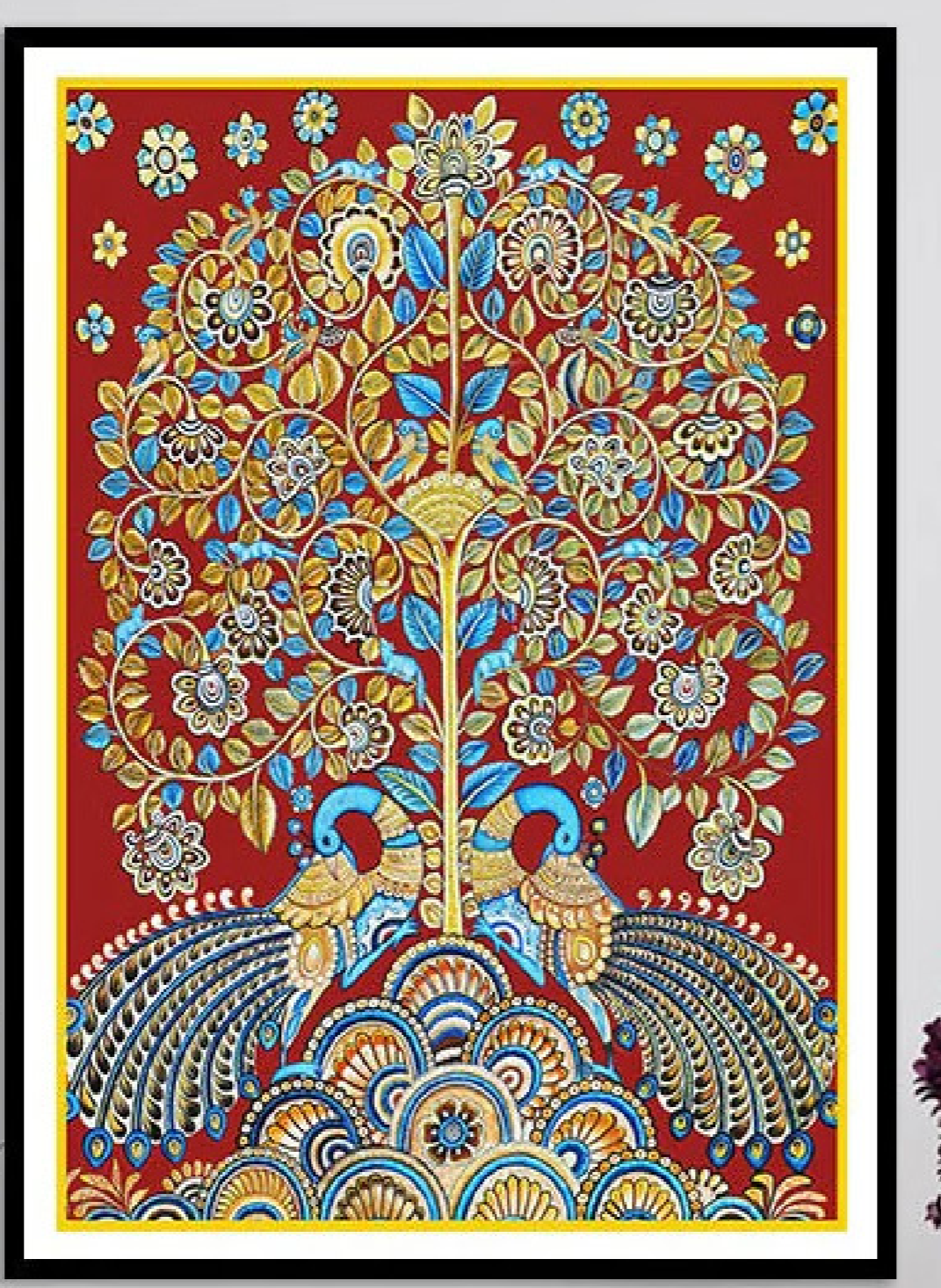Tree of Life with Peacocks